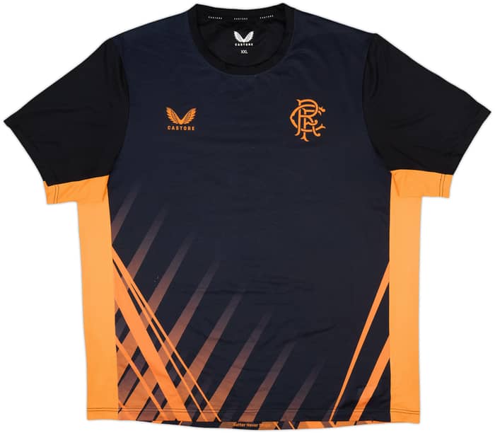 2020-21 Rangers Castore Training Shirt - 8/10 - (XXL)