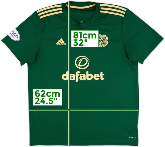 2021-22 Celtic Away Shirt - 8/10 - (XL)