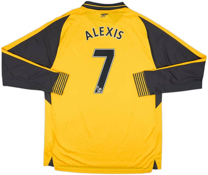 2016-17 Arsenal Away L/S Shirt Alexis #7 - 8/10 - (XXL)