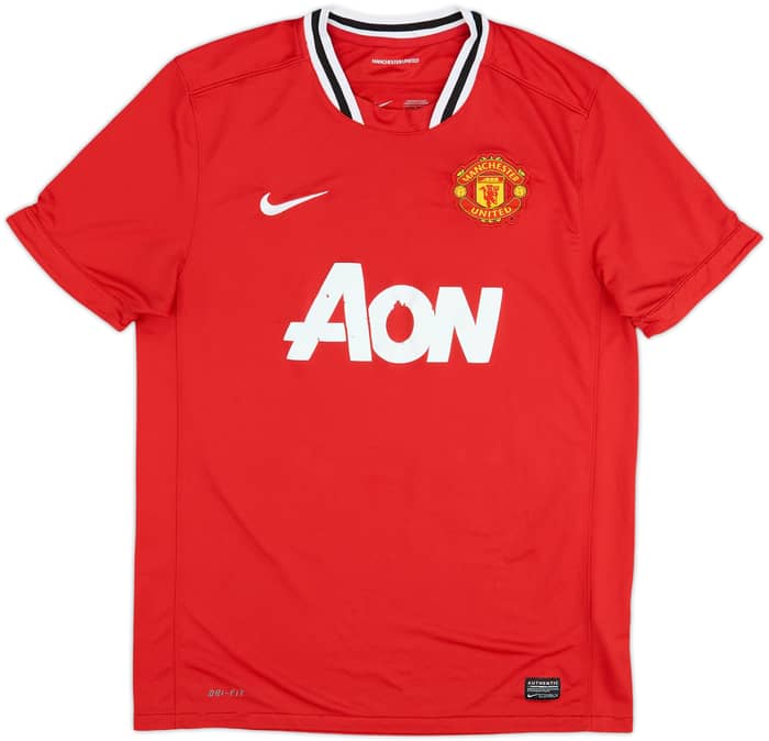 2011-12 Manchester United Home Shirt Rooney #10 - 5/10 - (L)
