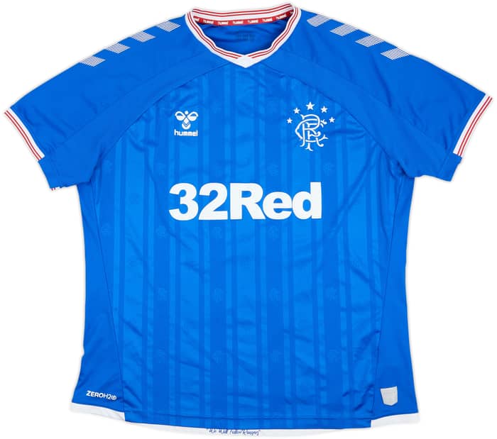 2019-20 Rangers Home Shirt - 8/10 - (XL)