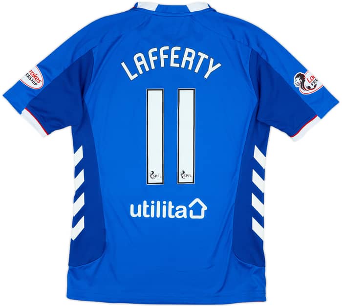 2018-19 Rangers Home Shirt Lafferty #11 - 9/10 - (S)