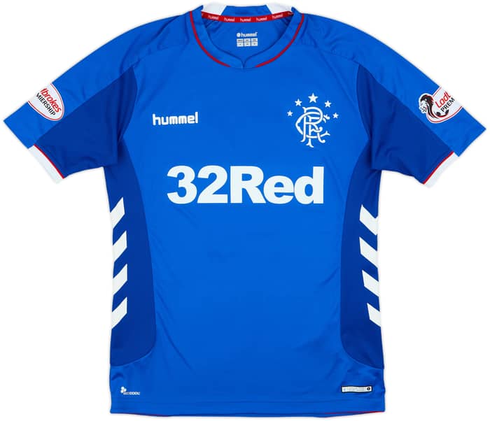 2018-19 Rangers Home Shirt Lafferty #11 - 9/10 - (S)