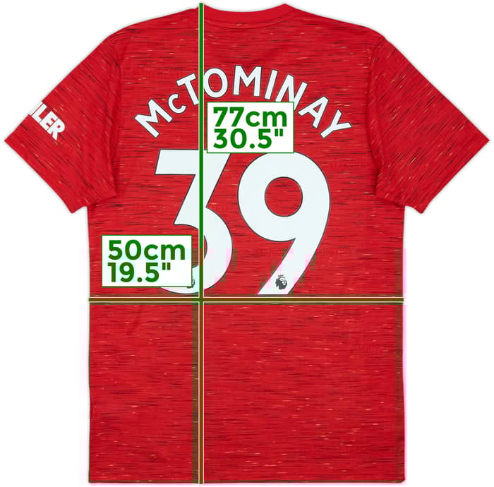 2020-21 Manchester United Home Shirt McTominay #39 - 8/10 - (M)