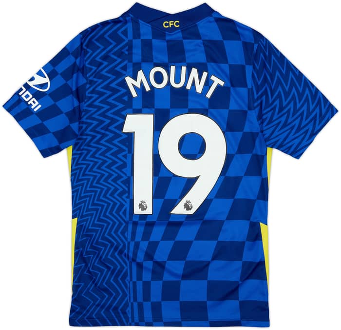 2021-22 Chelsea Home Shirt Mount #19 - 6/10 - (S)