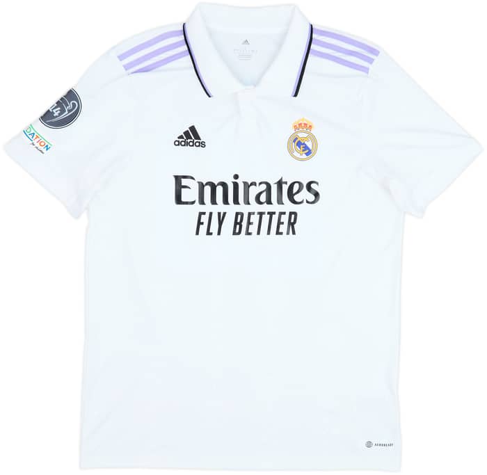 2022-23 Real Madrid Home Shirt Vini Jr #20 - 10/10 - (L)
