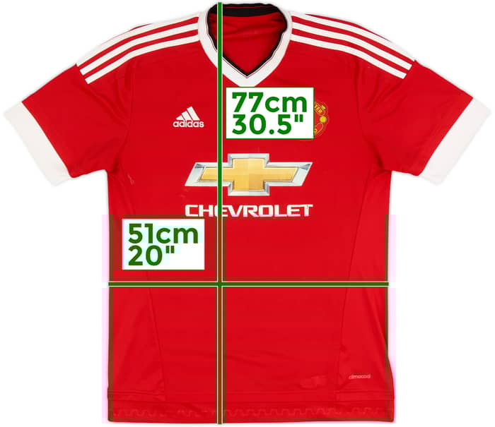 Camiseta de local del Manchester United 2015-16 Carrick #16 - 6/10 - (M)