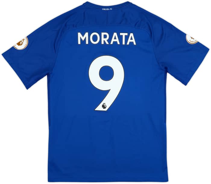2017-18 Chelsea Home Shirt Morata #9 - 6/10 - (M)