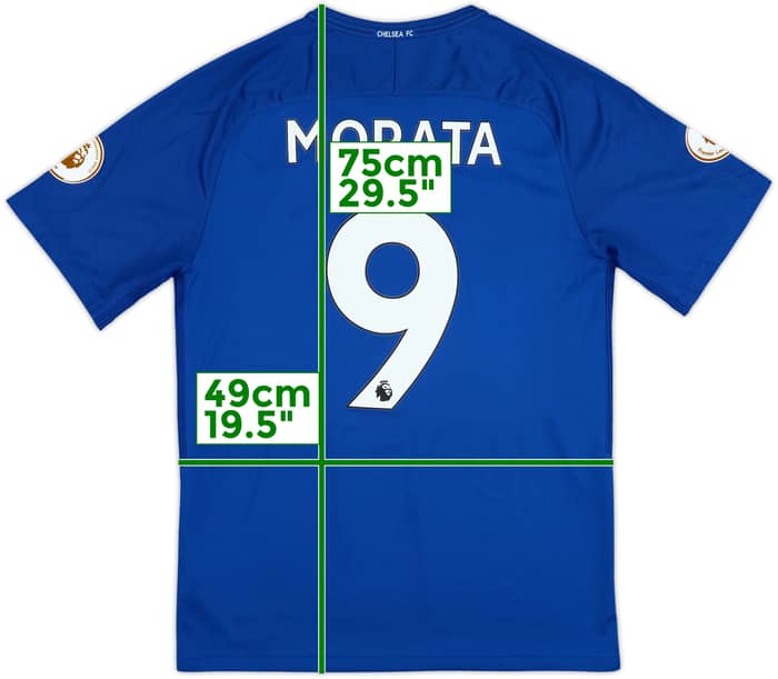 2017-18 Chelsea Home Shirt Morata #9 - 6/10 - (M)