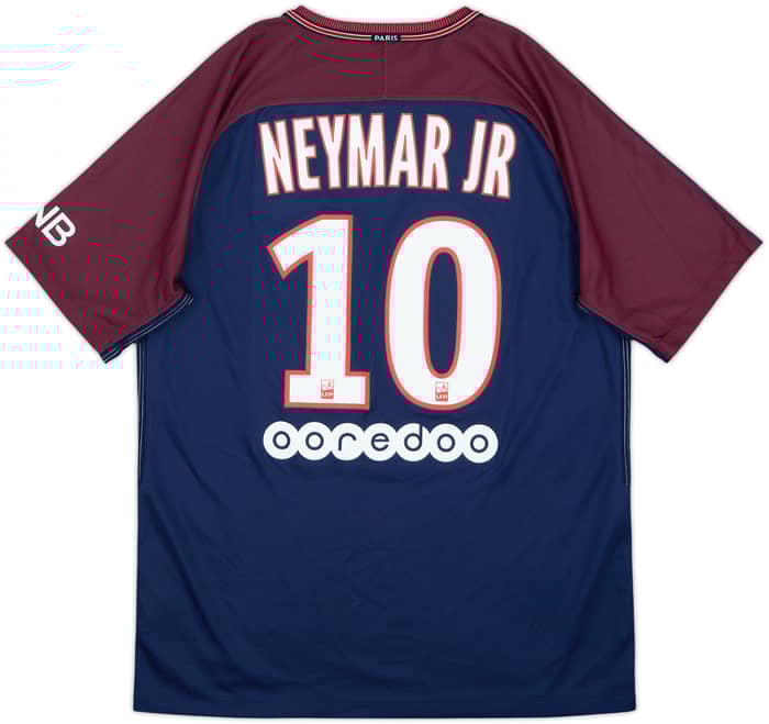2017-18 Paris Saint-Germain Home Shirt Neymar Jr #10 - 7/10 - (M)