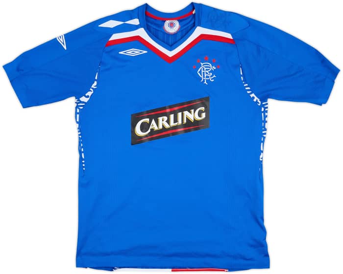 2007-08 Rangers Home Shirt - 9/10 - (M)