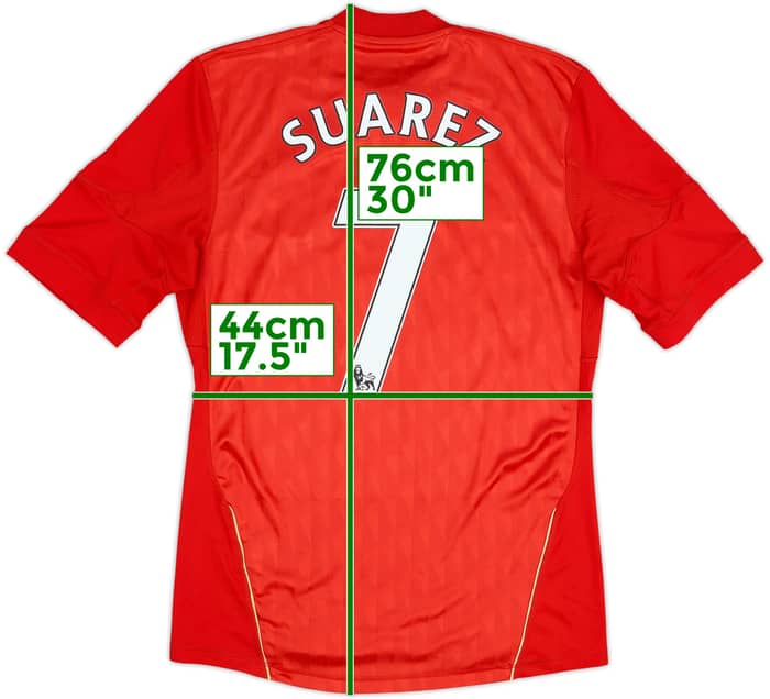 2010-12 Liverpool Home Shirt Suarez #7 - 5/10 - (S)