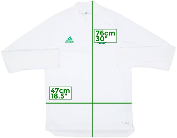 2020-21 Celtic adidas 1/4 Zip Training Top - 7/10 - (M)