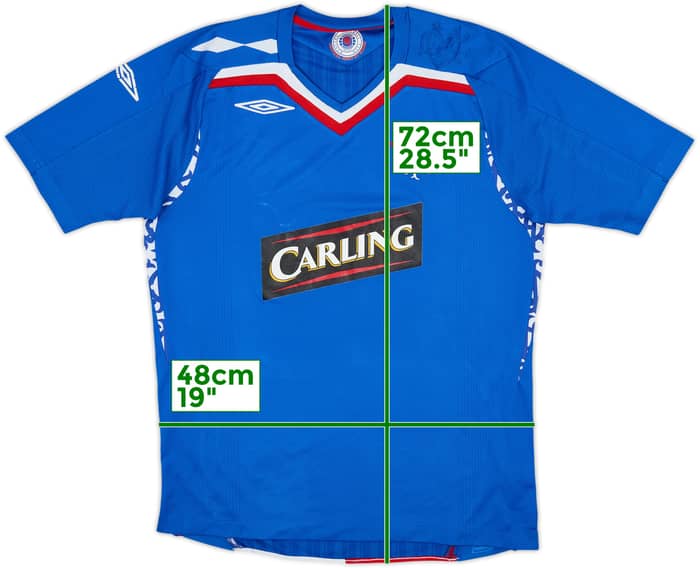 2007-08 Rangers Home Shirt - 6/10 - (M)