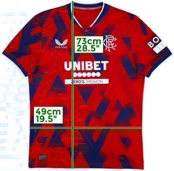 2023-24 Rangers Fourth Shirt - 7/10 - (M)