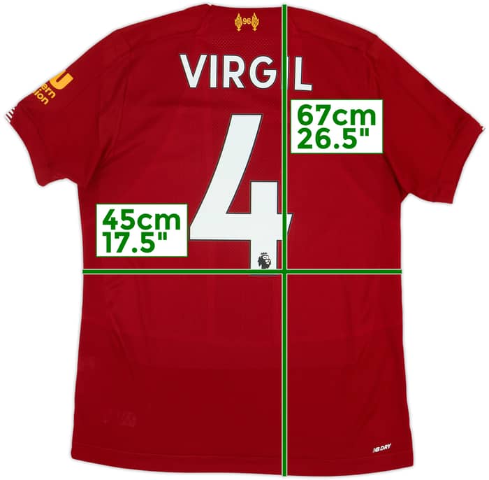 2019-20 Liverpool Local Camiseta Virgil #4 - 6/10 - (XL.Boys)