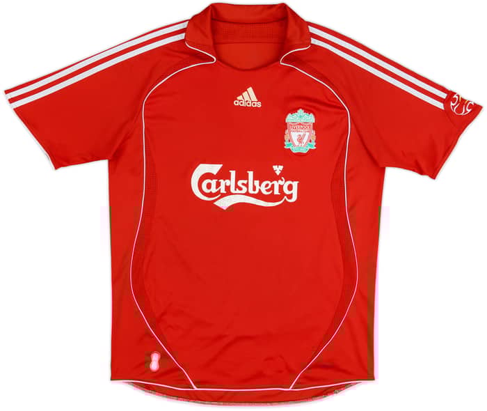 2006-08 Liverpool Camiseta Local Alonso #14 - 5/10 - (L)