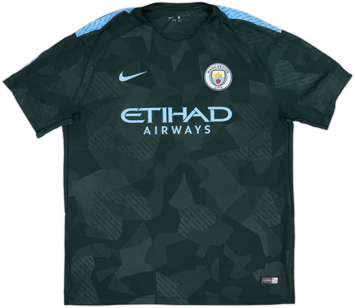 2017-18 Manchester City Third Shirt Kun Aguero #10 - 8/10 - (XL)