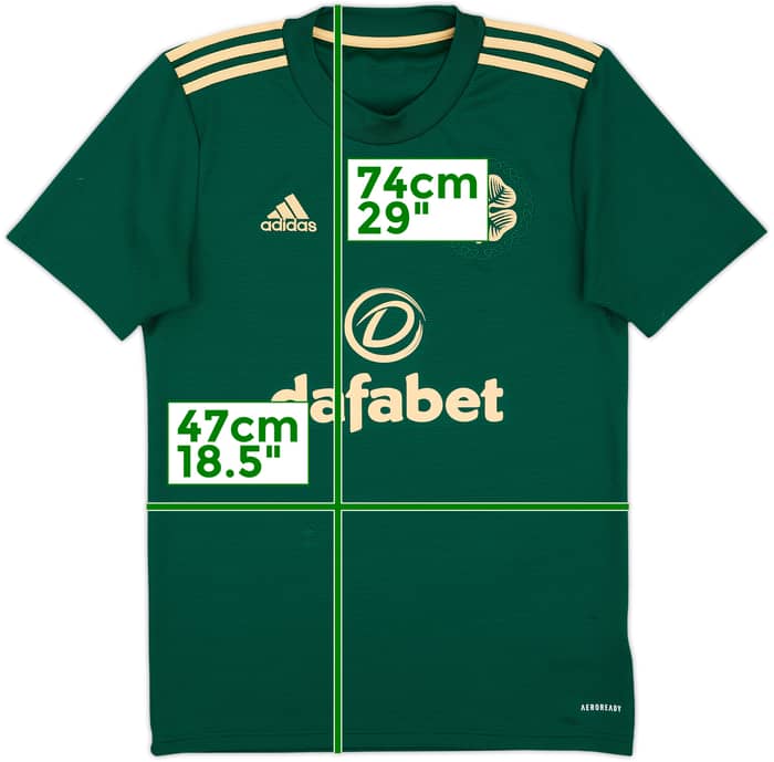 2021-22 Celtic Away Shirt - 7/10 - (S)
