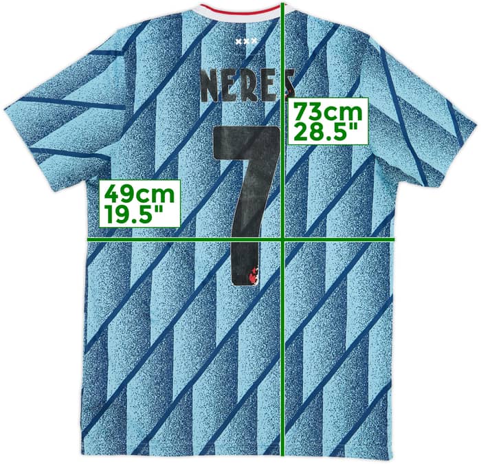 2020-21 Ajax Away Shirt Neres #7 - 5/10 - (M)