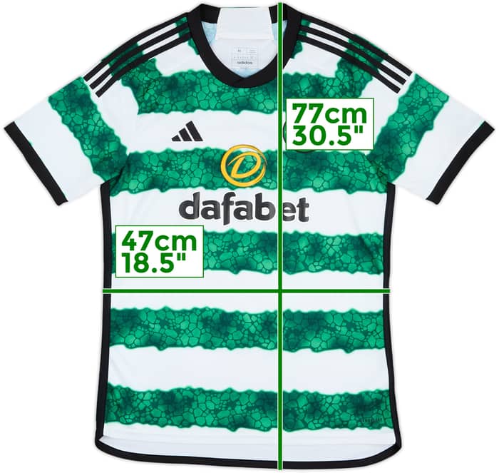 2023-24 Celtic Home Shirt - 8/10 - (M)