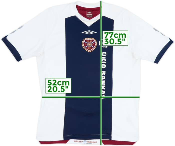 2008-09 Hearts Away Shirt - 6/10 - (L)