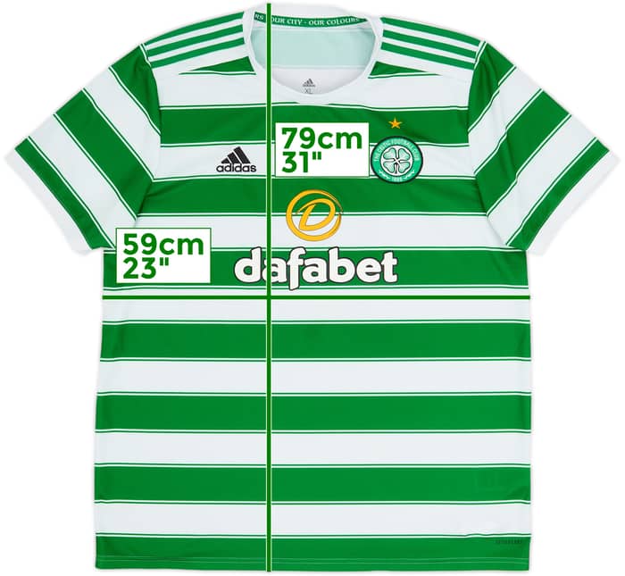 2021-22 Celtic Home Shirt - 10/10 - (XL)