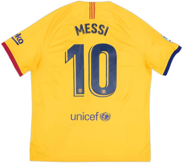 2019-20 Barcelona Away Shirt Messi #10 - 6/10 - (XL)