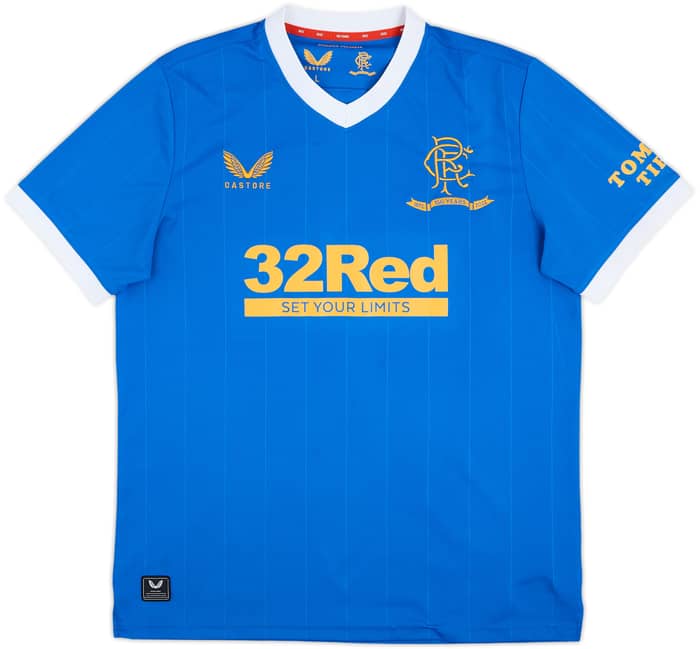 2021-22 Rangers Home Shirt - 9/10 - (L)