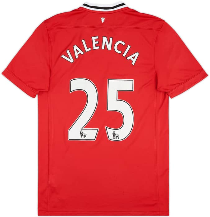 2011-12 Manchester United Home Shirt Valencia #25 - 7/10 - (M)