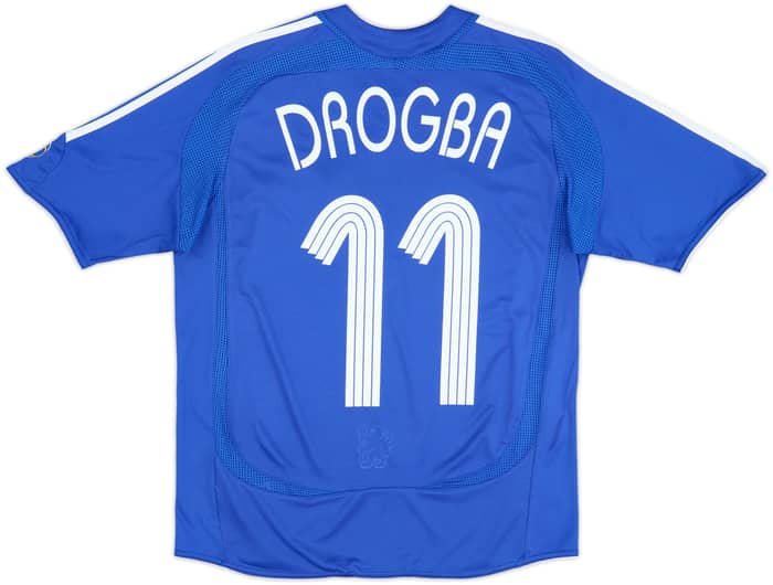 2006-08 Chelsea Home Shirt Drogba #11 - 7/10 - (L.Boys)