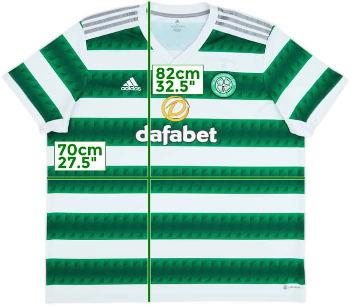 2022-23 Celtic Home Shirt - 6/10 - (3XL)