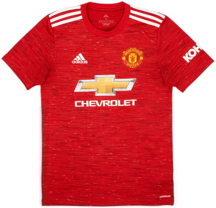 2020-21 Manchester United Home Shirt B.Fernandes #18 - 7/10 - (S)