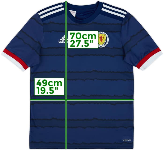 2020-22 Scotland Home Shirt - 8/10 - (XL.Boys)