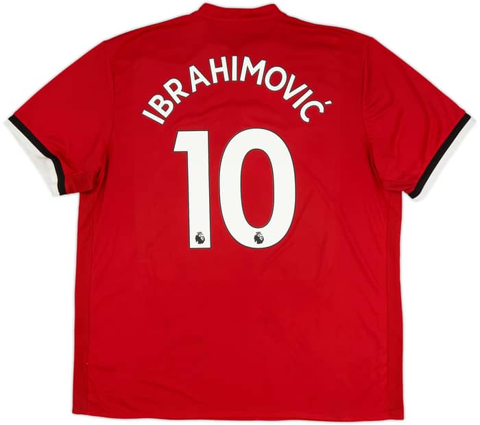 2017-18 Manchester United Home Shirt Ibrahimovic #10 - 5/10 - (XXL)
