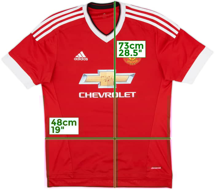 2015-16 Manchester United Home Shirt - 5/10 - (M)