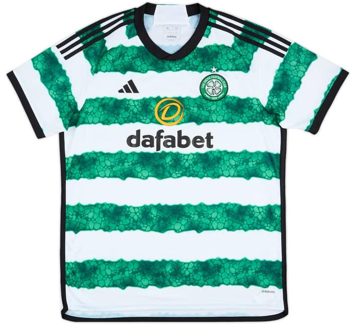 2023-24 Celtic Home Shirt - 8/10 - (XL)