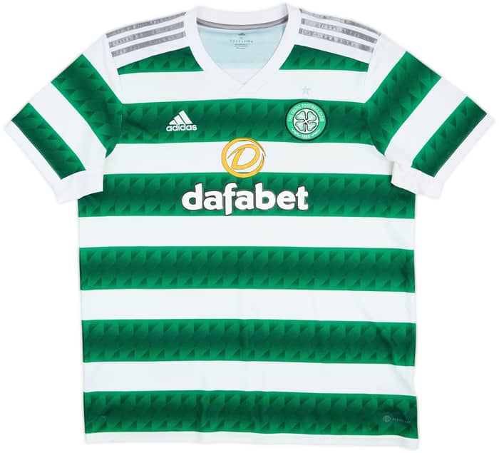 2022-23 Celtic Home Shirt - 7/10 - (XL)