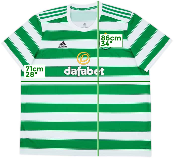 2021-22 Celtic Home Shirt - 10/10 - (3XL)