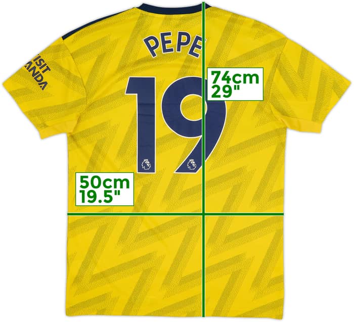 2019-20 Arsenal Away Shirt Pepe #19 - 7/10 - (M)
