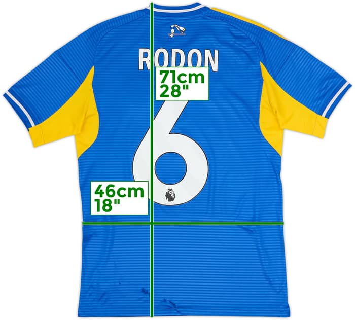 2025-26 Leeds United Away Shirt Rodon #6 - 3/10 - (S)