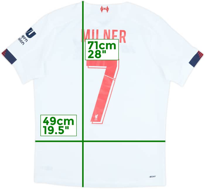 2019-20 Liverpool Away Shirt Milner #7 - 10/10 - (M)