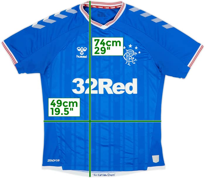 2022-23 Rangers Home Shirt - 7/10 - (L)