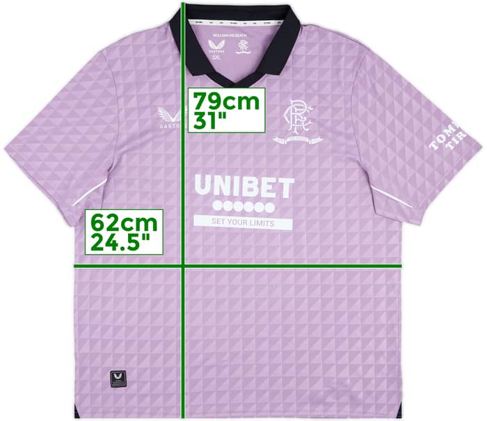 2021-22 Rangers '150 Years Anniversary' Third Shirt - 9/10 - (5XL)