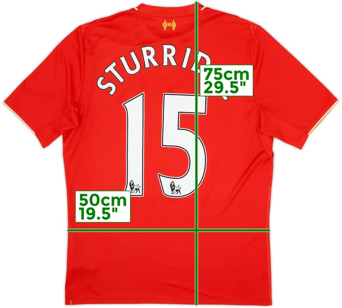 2015-16 Liverpool Home Shirt Sturridge #15 - 9/10 - (M)