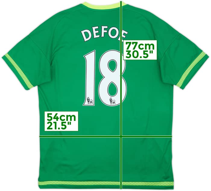 2015-16 Sunderland Away Shirt Defoe #18 - 7/10 - (L)