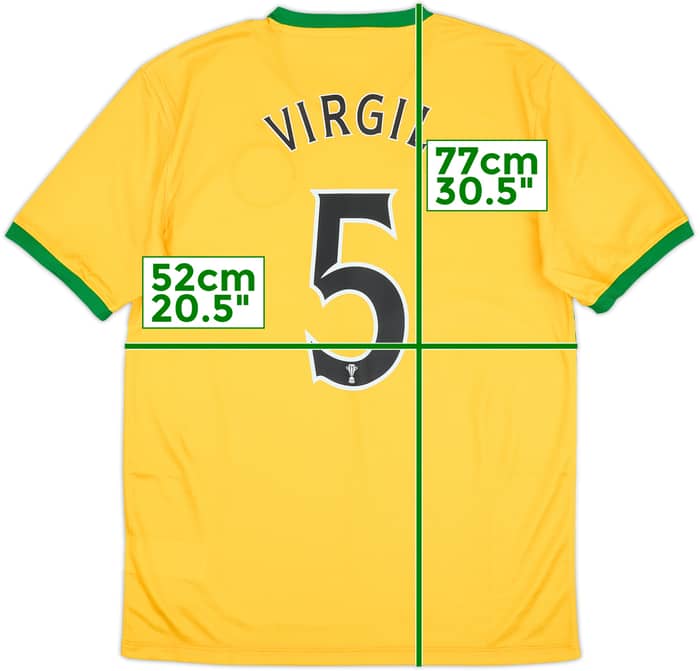 2013-14 Celtic Away Shirt Virgil #5 (M)