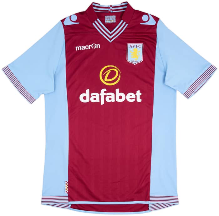 2013-14 Aston Villa Home Shirt Grealish #40 - 7/10 - (L)