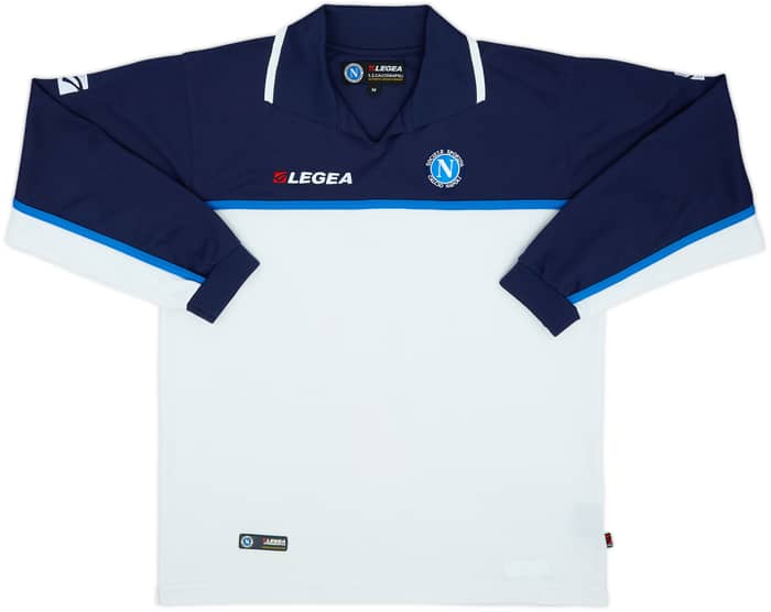 2003-04 Napoli Legea Polo L/S Shirt - 7/10 - (M)
