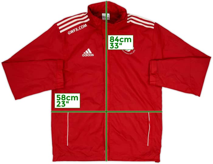 2013-14 Swansea Player Issue adidas Hooded Rain Jacket - 6/10 - (M/L)
